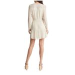 Paige Truett Tie Waist Ruffle Long Sleeve Silk Dress-NWT Photo 1
