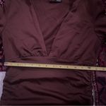 SheIn Plunging neck ruched bodycon mini dress Photo 4