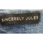 Sincerely Jules  Womens Jeans Blue Denim Bootcut Flare Size 11 30 Photo 3