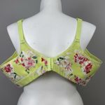 Cacique New Lane Bryant Lightly Lined No Wire Bra 54C Light Bright Green Floral Photo 4