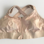 Shefit 1Luxe Blush Pink Sports Bra High Impact Adjustable Zip Front Support Gym Size XL Photo 0