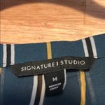 Signature Studio Striped Green Dress Photo 1