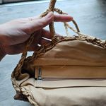 Round Crossbody Straw Purse New in Package Brown Photo 2