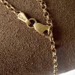 14KT Yellow Gold w Butterfly Anklet Photo 3