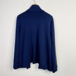 Chico's Zenergy Scuba Contrast Jacket Navy Blue Stretch Athleisure Women 3 XL New Photo 7