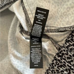 All Fenix Anthropologie Small Jacket White Leopard Print Zip & Snap Closure Black Photo 5
