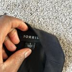 Torrid  Black Sleeveless Romper SIZE 1 Plus Size Keyhole Back Flowy Shorts Photo 4