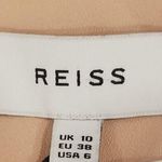 Reiss 💕💕 Mena One-Shoulder Crochet Lace Dress ~ Nude US 6 NWT Photo 10