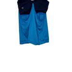 Athleta  Women's Tank Top Built In Bra Athletic Gym Yoga‎ Blue Black Size Medium Photo 6