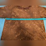 Y2K Boos Lace Western Tie Dye Shirt Women's One Size Brown/Black Black Photo 4