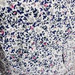 J.Crew  Blue & White Floral Strapless Mini Dress Size 6 Small Photo 2