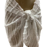 Elegant White Lace Women Sarong/Top One Size. New With Tags. Photo 0
