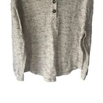 Urban Outfitters Women's Size Small Waffle Knit White Gray Sweater Photo 3