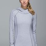 Lululemon  “Think fast” hoodie in gray.  Size 8 Photo 0