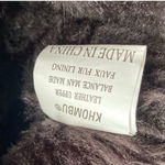 Khombu  Bellini Lea Suede Leather Boots Size 9 Black Photo 5