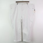 NYDJ ‎ Girlfriend Cool Embrace Jean White Size 26W Photo 10