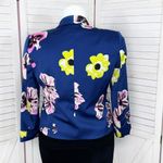 J.‎ Crew Tropical Floral Sateen Crop Blazer Jacket Blue Pink 12 Photo 3