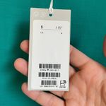 COS NWT  teal wide neck paper bag mini dress Photo 2