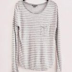 Vince Slub Tee XS Long Sleeve Gray Lounge Soft Luxury Photo 0