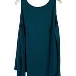Old Navy Women’s Dark Teal Cold Shoulder Top Photo 1
