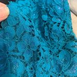 Soma NWT  Blue shimmer floral lace babydoll size S‎ Photo 5