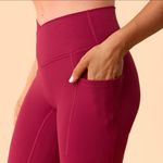 Blogilates Women's Burgundy High Waist V Photo 6