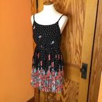 Forever 21 Black Polka Dot & Bright Floral Sun Dress Photo 2