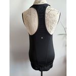 Lululemon  Black Tank Top Racerback Ruched Athletic Workout Sleeveless Photo 2