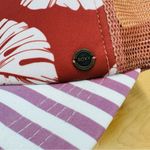 Roxy  Floral Trucker Hat – Hibiscus & Stripes Snapback Cap Photo 4