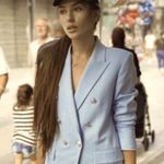 ZARA NWT BLOGGERS FAV Sky Blue Blazer Photo 1