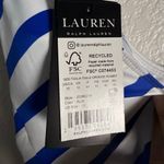 Lauren Ralph Lauren White Blue Port Nautical Striped Lace Up One Piece Swimsuit Size 10 Photo 12