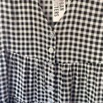 Urban Outfitters NWT  Gingham Print Short Sleeve V Neck Button Down Romper Photo 4