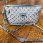 Pierre Cardin  Gray Monogram Crossbody Bag Mini Shoulder Purse Vintage Mini Bag Photo 0