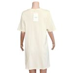 Sézane  Selena Mini Shirt Dress, Cream, Medium Photo 13