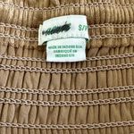 Aerie  Light Brown Velour Smocked Waist Skirt Photo 2