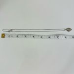 Givenchy  G Logo Pendant Silver Tone Necklace‎ Photo 4