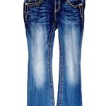 Miss Me Signature Boot Cut Flap Pocket Jeans Sz 28 Photo 0