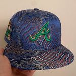 New Era Cap Myfitteds Atlanta braves Silk Road 2000 all star game patch size 7 1/8 brand new sold out  Photo 1