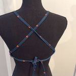 JOLYN  Triangle Top Bikini Medium M womens rainbow blue Photo 1