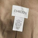 Chico's Chico’s cotton embroidered floral white jacket / blazer / sweater shirt 8 cotton Photo 2