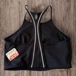 Free People NWT You're A Peach Cami in Black Photo 6