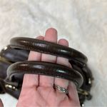 Burberry Brown Leather Bowler Bag Photo 4