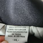 Vintage 90s Black Satin Bomber Jacket Moto Goldwing Graphic NAME Cardinal XL Photo 6