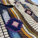 Jane Ashley Vintage 90s Vest  Medium Aztec Western Retro Top Button Front Photo 6