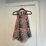 Black Rainn   Women’s Small Sleeveless Abstract Print Cowl Neck Flowy Blouse. Photo 1