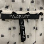 Scotch & Soda Maison Scotch Red Swiss Dot Top Long Sleeve Blouse 3 See Through Photo 5