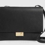 ALLSAINTS - Charterhouse Leather Shoulder Bag | 100% Calf Leather in Black Photo 0