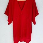IRO Ekima Asymmetrical Poppy Red Dress Sz 34 US 2 Photo 0