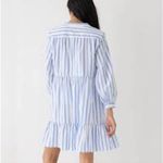 J.Crew Tiered cotton poplin mini dress in Barrie stripe Size Small Photo 2