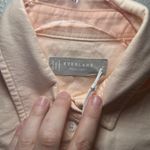 Everlane The Relaxed Oxford Shirt Apricot Organic Cotton Women's Size 0 career Photo 2